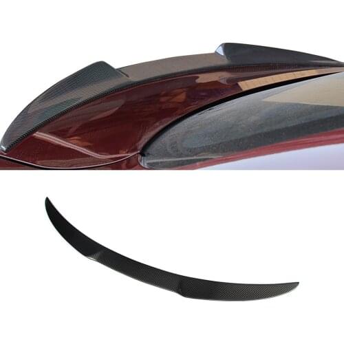 Car Accessories Carbon Fiber Rear Spoiler Tail Wing Trunk Trim Diffuser Cover Sticker Pad for Alfa Romeo Giulia 952 2016-2019