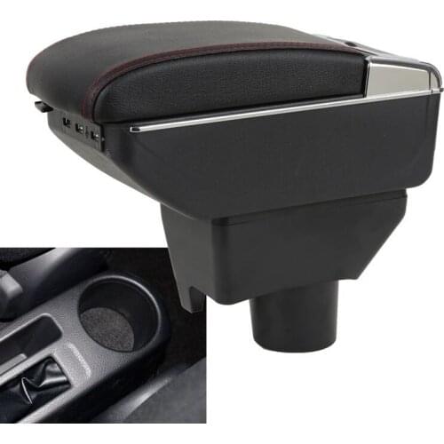 Car-styling For Toyota Yaris L New Vios FS Armrest Box Central Store Content Storage Box With Cup Holder Ashtray Interface