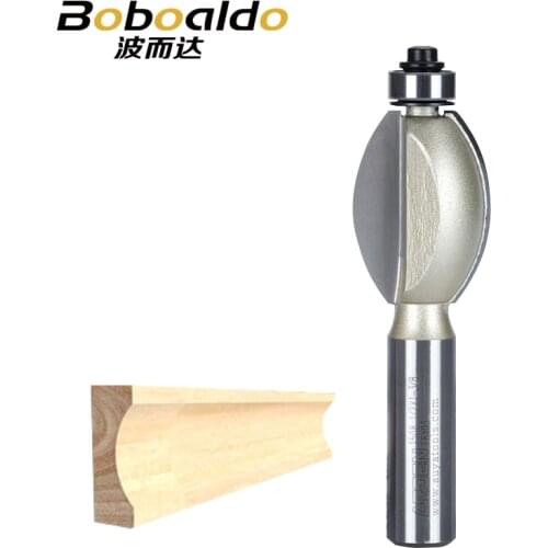 1pcs 1/2 Shank Sunk Bead Bits fresas para router Woodworking Tools Arch Type Arden Router Slotting Arden Router Bit