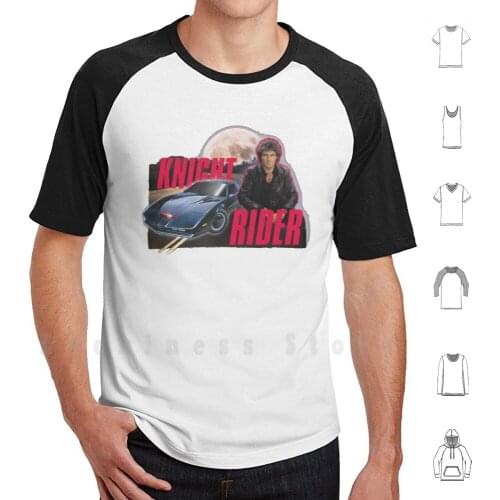 Knight Rider T Shirt DIY Cotton Big Size S-6xl Knight Rider Michael Knight David Hasselhoff K I T T Pontiac Firebird Pontiac