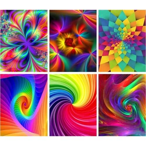 Full Drill Square/Round Diamond Painting Cross Stitch Colorful Flowers Diamond Embroidery New Arrival Diamond Art Gift