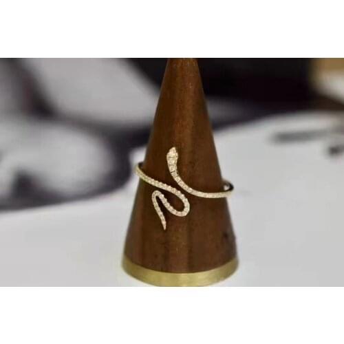 Classic Fashion Snake Gold Rings for Woman 2021 Student Girls Sexy Finger Accessories Korean Fashion Jewelry for Unusual Gift