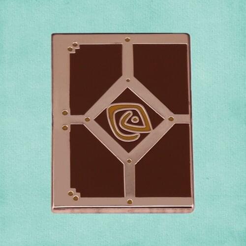 The Shepherds Journal Milo Kida the Lost Empire ancient manuscript book lapel pin fantasy adventure film animated brooch