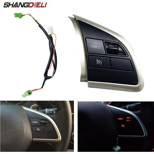 Steering Wheel Cruise Control Switch Button right side with wire for For Mitsubishi ASX Outlander Mirage Space Star L200
