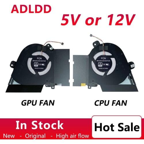 New laptop cpu gpu cooling fan cooler for ASUS ROG ROG Zephyrus M15 GU502GV/GU/GW GU502LWS/LV/LW 13NR02X0T01011 13NR02X0T02011