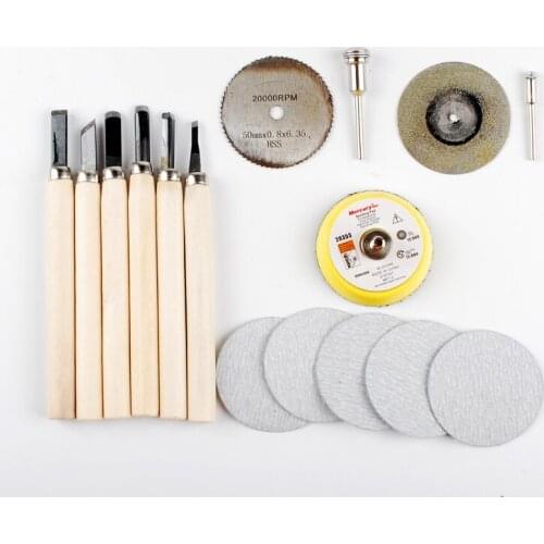 Mini Lathe Saw Machine Tools Cutting Tool Set Grinding Metal Polishing Work Set