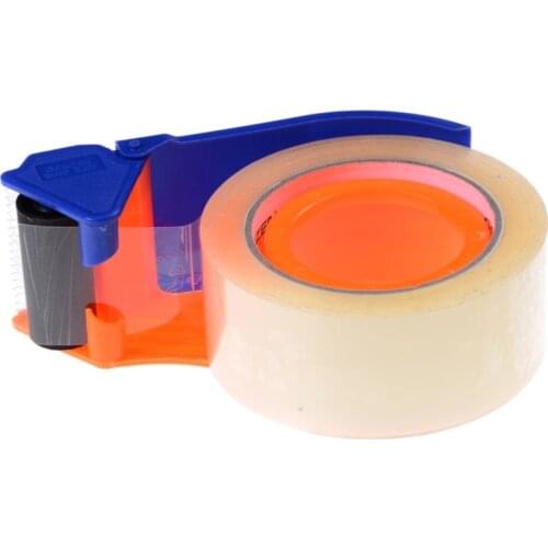 Plastic Sealing Packaging Parcel Roller 2" Width Tape Cutter Dispenser