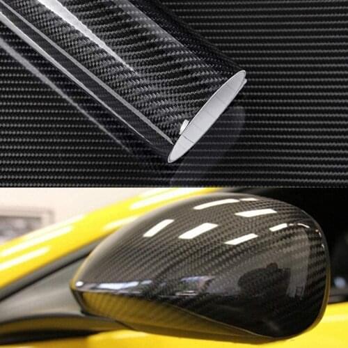 50*150CM 3D/5D Automobile Carbon Fibre Vinyl Wrap Car Body Color Changing Film High Brightness Stereo Motorcycle Refitting Film