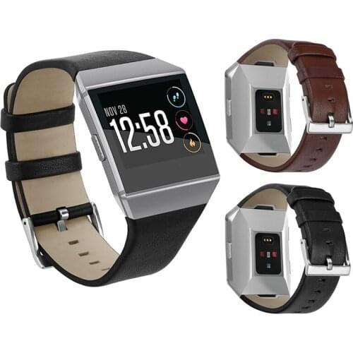 For Fitbit ionic Watch Band Simple Style Genuine Leather Watch Strap For Fitbit ionic Watch Bracelet Watchbands