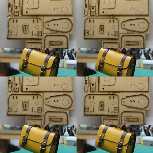 Handmade Handbag Messenger Postman Bag Leather Cutting Die Laser Knife Mold Can Be Customized Metal Blade Durable Wear Metal Die