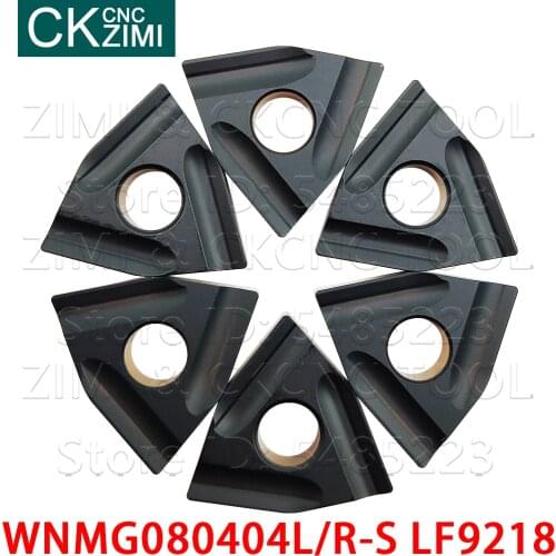 WNMG080404R-S LF9218 WNMG080404L-S LF9218 Carbide slotting Internal External Turning Insert CNC Lathe cutter tool WNMG for steel