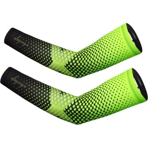 1Pair Wheel up Cycling Arm Sleeves Unisex Summer Anti-UV Sun Protection Cycling Arm Sleeves Cuff Cover Camping Sports Arm Safety