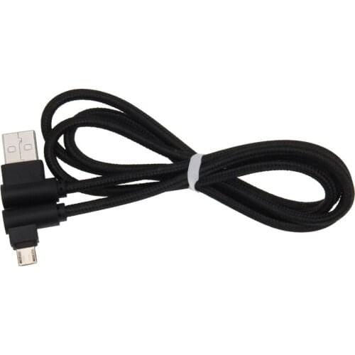 Charging Cable 90 Degree Nylon Braided Cable for IPhone X Micro USB Cable Type-C USB C Cable for Samsung Huawei LG 1000pcs/lot