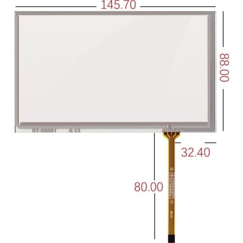 6 inch touch screen 145.7*88 for TM060RDH01 A060FW02 touch panel ST-06001