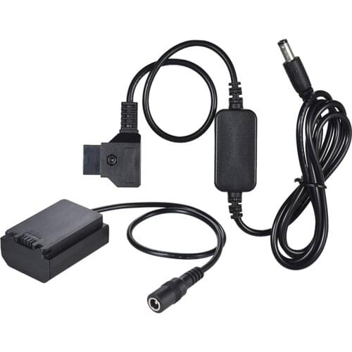 Andoer V-mount / Anton Bauer D-Tap to NP-FZ100 DC Coupler Adapter Dummy Battery for Sony A7III A9 A7RIII A7SIII