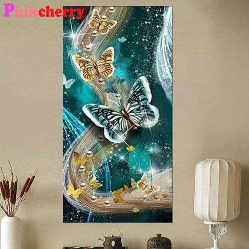 Full Square Round Drill 5D DIY Diamond Painting Abstract Butterfly Artwork 3D Embroidery Cross Stitch 5D Home Decor Gift