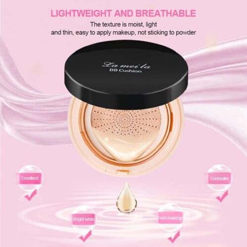 Cushion BB Cream CC Cream Waterproof Lasting Moisturizing Oil Contral Natural Makeup Concealer Brightening Skin Tone TSLM2