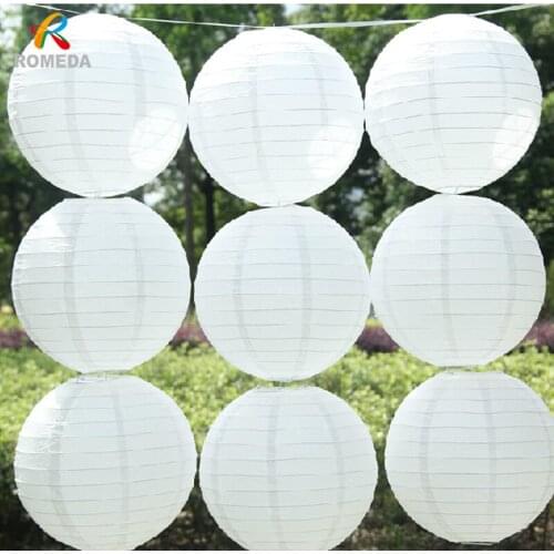Free shipping 10inch(25CM) 10pc/lot Chinese white paper lantern lamp festival&wedding party,christmas decoration lantern