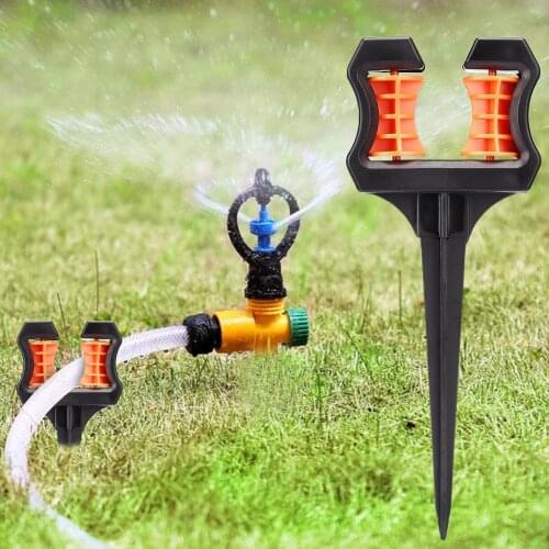 Hose Holder Water Pipe Hook Pin Shelf Portable Supplies Durable Plastic Irrigation Accessories Gardening Guide Tube Rack