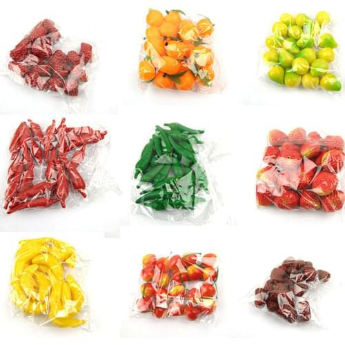 Artificial Fruit Mini Fruits Simulation Fruits Vegetable Sets Home Decoration Window Display Photography Props Kitchen Kids Toy