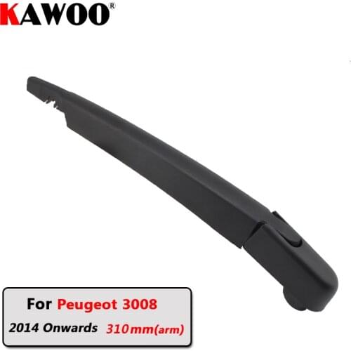 KAWOO Car Rear Wiper Blade Blades Back Window Wipers Arm For Peugeot 3008 Hatchback (2014 Onwards) 270mm Auto Windscreen Blade
