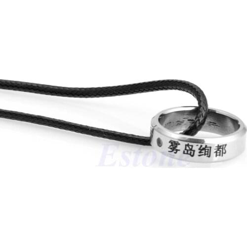 Fashion Cosplay Anime Tokyo Ghoul Ken Kaneki Titanium Steel Ring Finger Rings