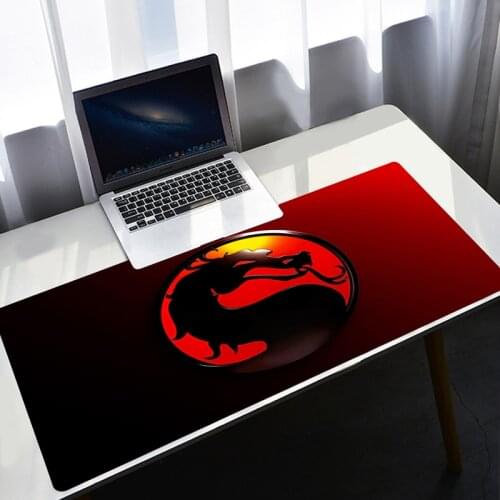 Mortal Kombat Mouse Pad Gaming Accessories Varmilo Keyboard Desk Mat Large Gamer Pc Computer XL Table Anime 900x400 LOL Mousepad