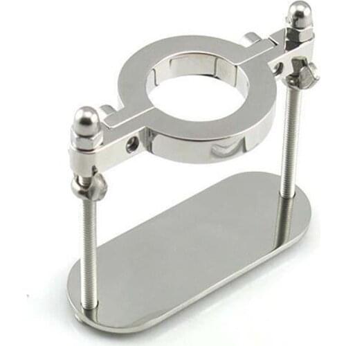 Manyjoy Stainless Steel Ball Crusher Testicle Vice Bondage Weight Stretcher Cbt Lockable Adult Sex Toys For Men