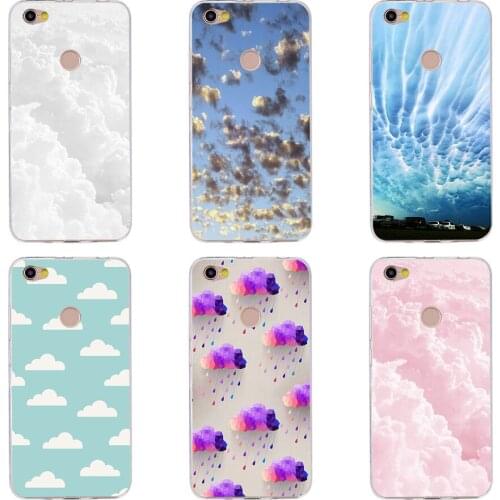 90H clouds on blue sky Silicone Soft Tpu Cover phone Case for xiaomi redmi 4a 6a 4x note 5a pro mi a1
