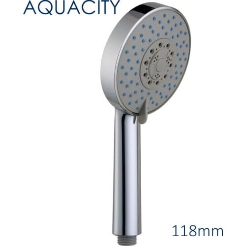 Free Shipping 118MM 4 Functions ABS Chrome Finish Hand Shower Water Saving High Pressure Round Shower head bathroom shower