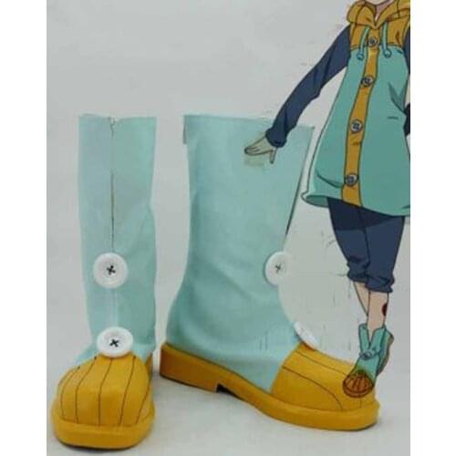 The Seven Deadly Sins Grizzlys Sin of Sloth King Cosplay Boots Shoes Anime Party Cosplay Boots Custom Made for Adult Men Shoes