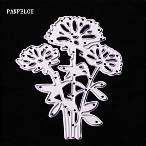 PANFELOU Easter Sweet sunflower Scrapbooking DIY album cards paper die metal craft stencils punch cuts dies cutting