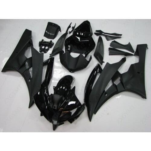 Plastic Fairings YZF600 R6 2006 - 2007 Black Full Body Kits YZF600 R6 06 Bodywork YZF R6 07