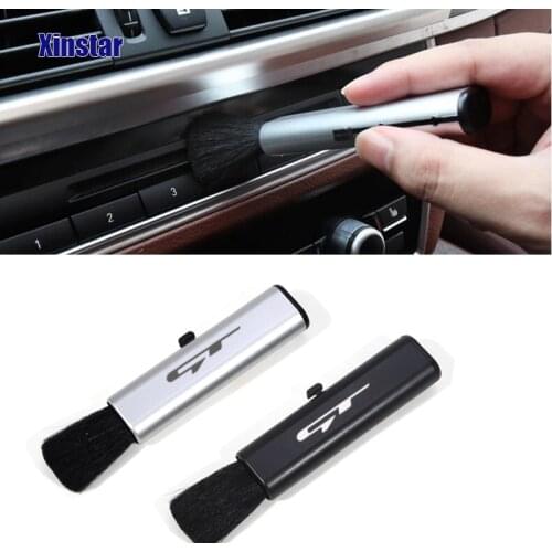 Plastic GT GTLine Car Air Vents Dusting Brush sticker for Kia Forte Ceed Stinger Rio Sportage Soul Cerato sorento picanto stonic