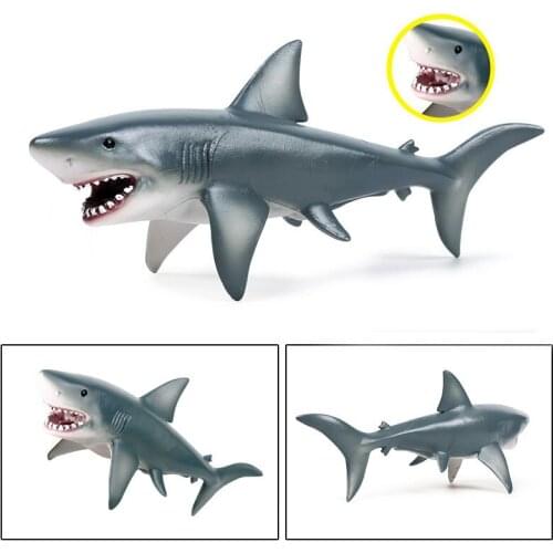 Lifelike Shark Shaped Toy Realistic Motion Simulation Animal Model Or Whale Toy Or Shark Shaped Toy Set Kids Xmas Gift