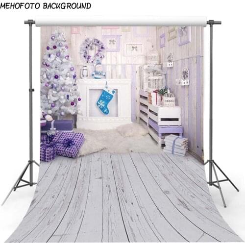 Christmas Background Fireplace Tree Winter Snow Window Backdrop Interior Baby Birthday Photography Background For Photo Studio