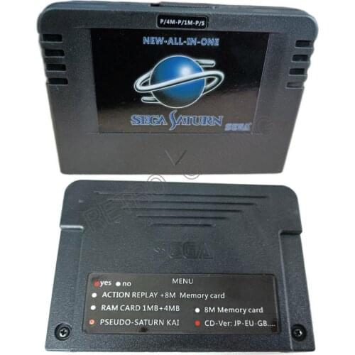 Sega Game Board Pseudo Saturn NEW-ALL-IN-1 with Direct reading 4M Accelerator Goldfinger function Action Replay 8MB Memory Card