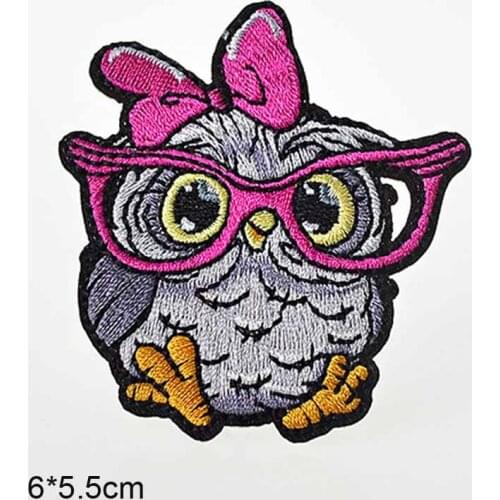 Cute Birds Patches Iron On Embroidered Clothes Patches For Clothing Stickers Garment Wholesale