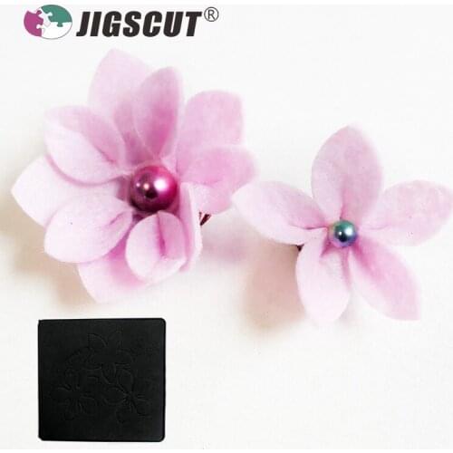 Scrapbooking flower cutting die wooden steel rule with back case SMR-FL0009