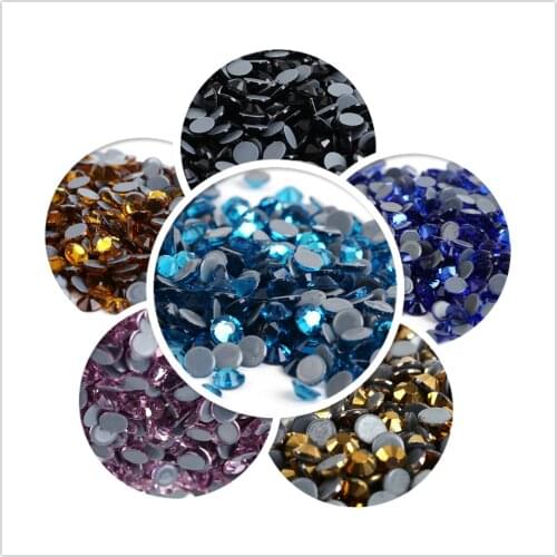 Ss3-ss10 Black/Siam 1728pcs/Lot Hotfix Rhinestones Crystal Glass Strass Iron On Stones For Clothes Sewing & Fabric Decoration