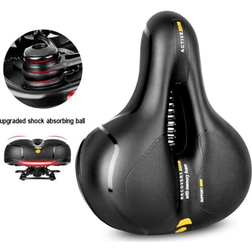 Bicycle Cushion Big Saddle Comfort Bike Seat Replacement Bicycle Saddle Universal Fit Riding Equipment Accessories