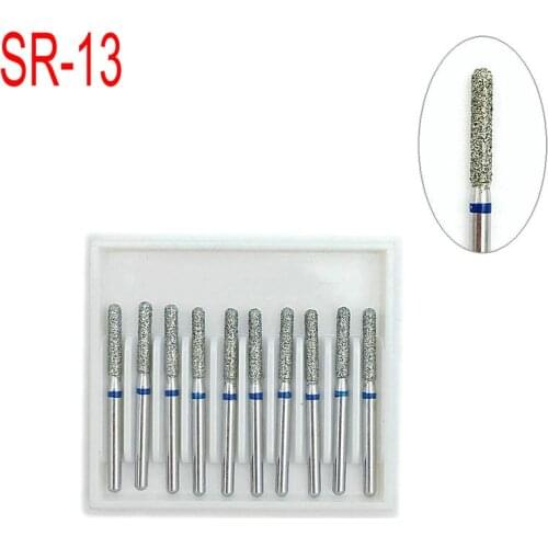 1 box Dental FG Burs Dental Burs Diamond Drills 1.6mm Shank for High Speed Handpiece Dentist Tool SR-13