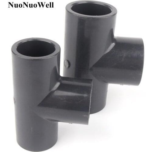 1pc I.D 20 25 32mm Hi-Quality UPVC Tee Connectors Aquarium Fish Tank Adapter Garden Irrigation Home Drinking Water Pipe Joints
