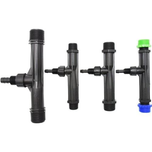 3/4 1/2 1" Irrigation Venturi fertilizer injector maleAutomatic Fertilizer Kit Irrigation Venturi Mixer Injectors 10pcs