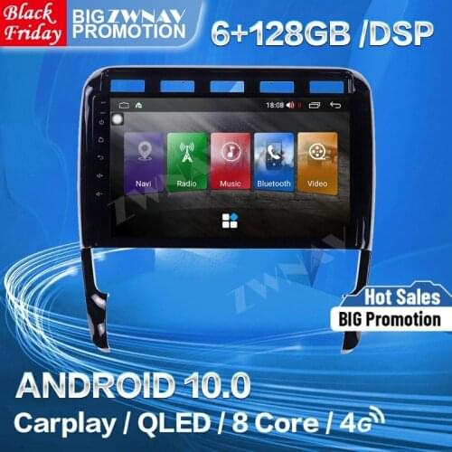6+128 Android 10 For Porsche Cayenne Stereo Multimedia Player GPS Glonass Navigation Auto Audio Radio Head Unit