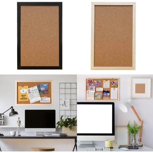 Pin Board Hexagon Cork Board, Wooden Framed Bulletin Board, Decorative Bulletin