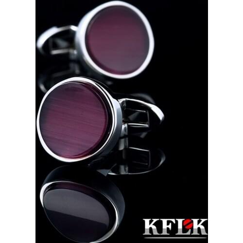 KFLK jewelry shirt cufflinks for mens Brand cuff buttons cuff links Wedding gemelos High Quality abotoaduras guests