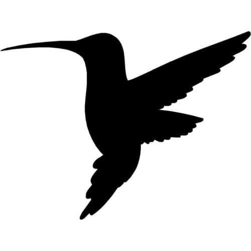 Classic Hummingbird Car Sticker Cute Vinyl Car Styling Body Decorative Decals Good Quality Waterproof Sun Protection Anti-UV