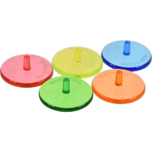 Golf place-mark plastic MARK multi-color transparent 24mm golf place-mark