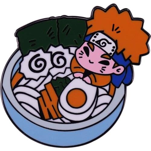 Cute Cartoon Anime Uzumaki Brooch Pin Never ending love for
